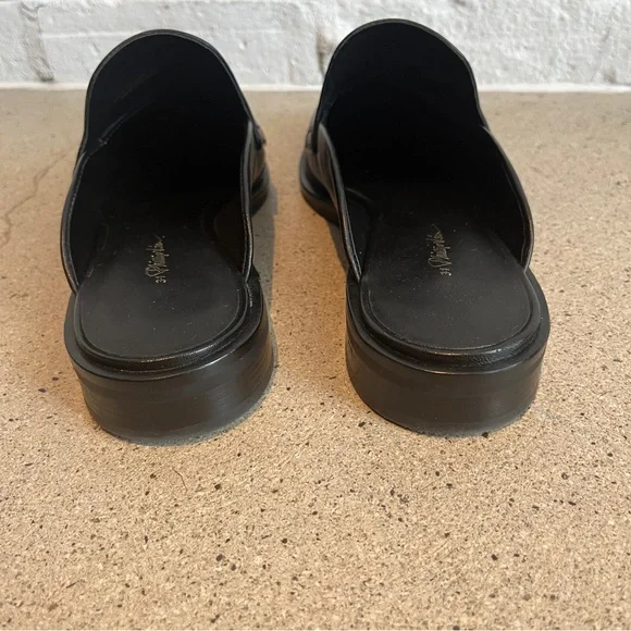 3.1 Phillip Lim Alexa Flat Mules in Black Leather - Picture 8 of 12